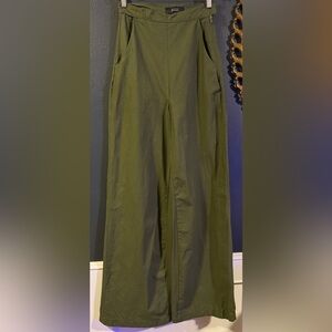 16 - Dede Linen Wide Leg High Waist Full Length Pant